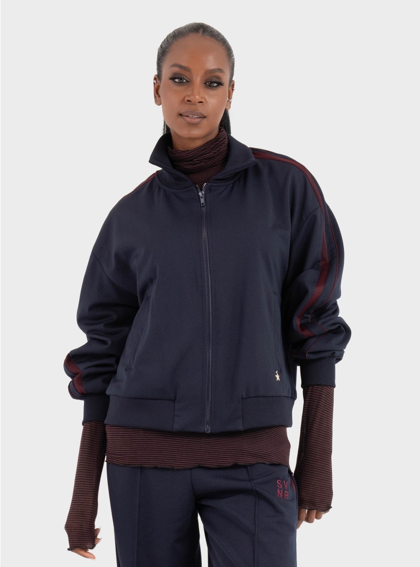 Souvenir Bomber Jacket - Dark Blue