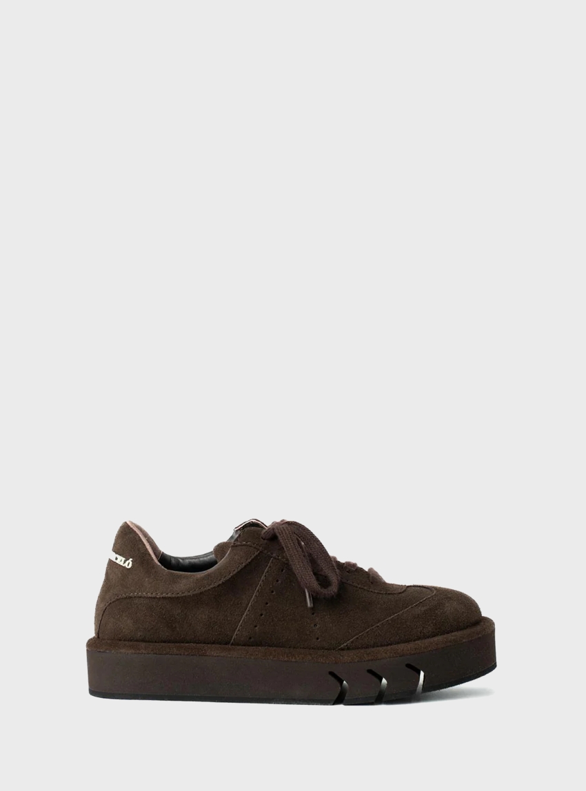 Paloma Barcelo Aine suede Sneakers - Brown
