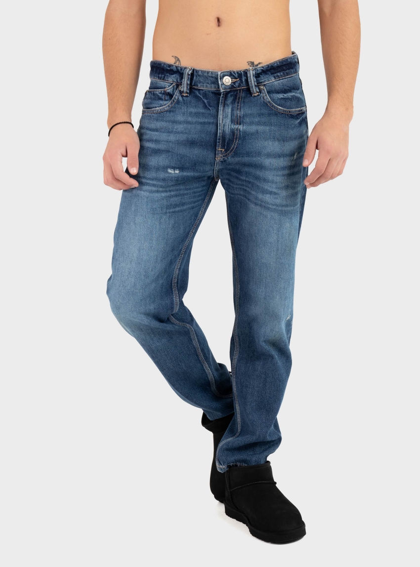 Gabba Carl Ruya Tapered Fit Jeans - Dark Aged Denim