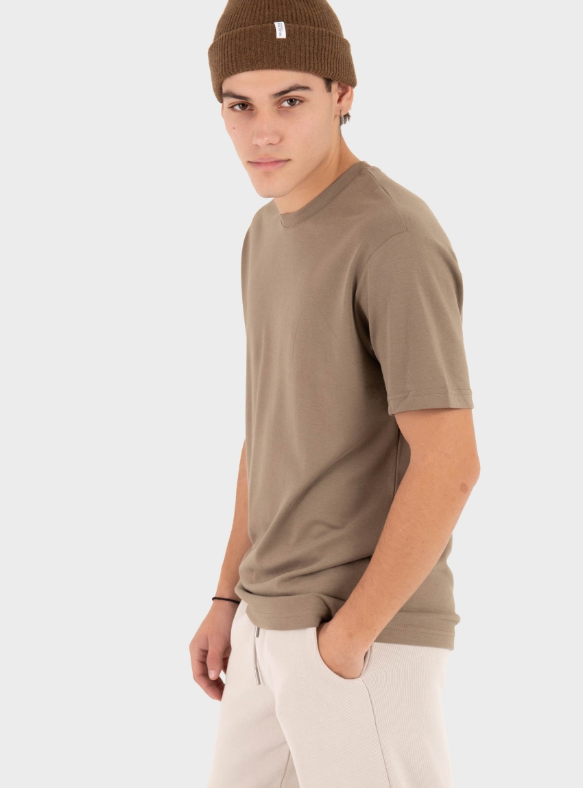 Gianni Lupo Loose Fit T-Shirt - Dark Beige