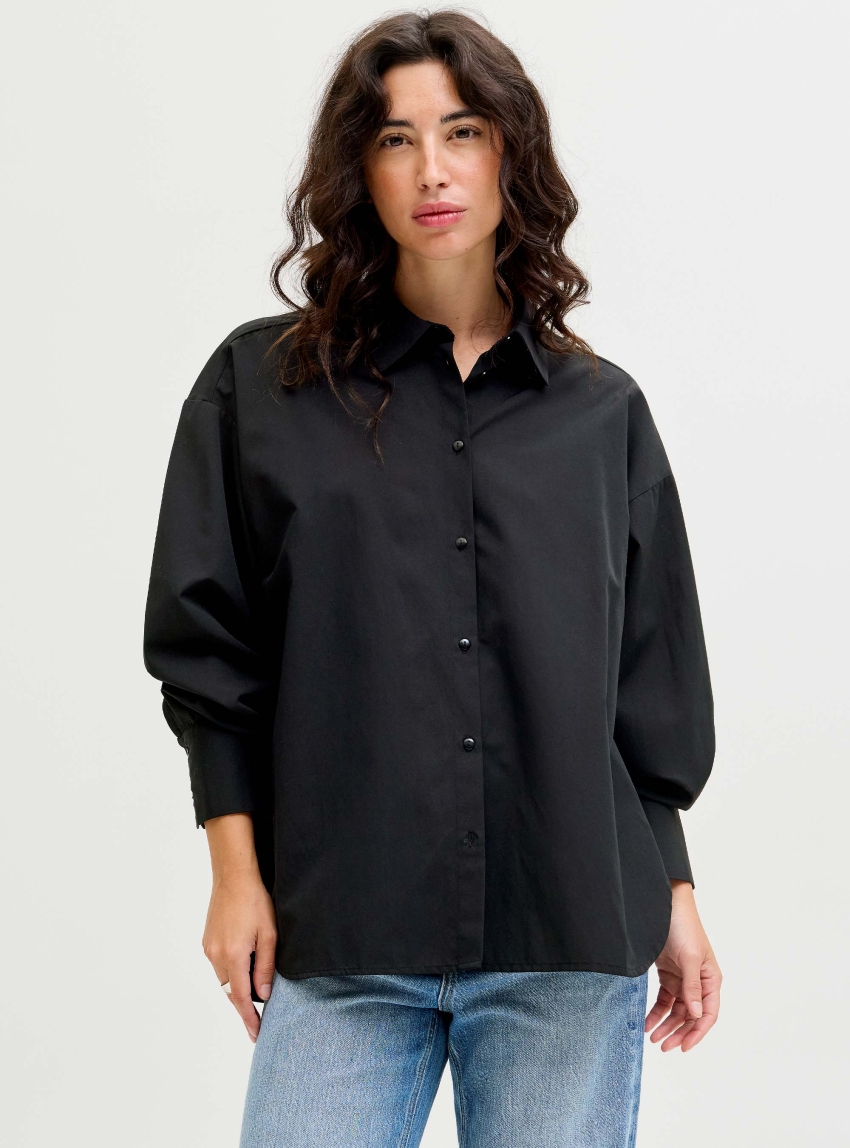 JJXX Zola Open Back Shirt - Black