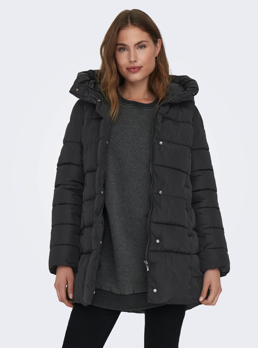 Only Lina Puffer Jacket - Black