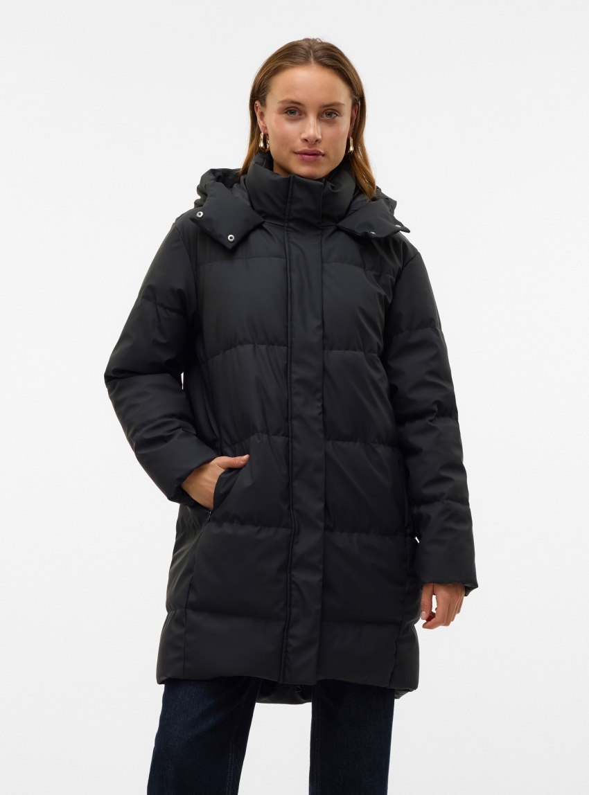 Vero Moda Gretakylie Coated Jacket - Black