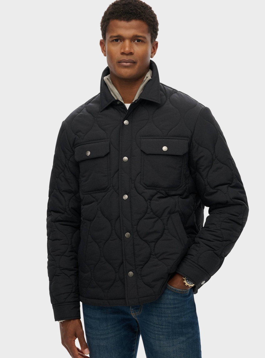 Superdry Surplus Liner Overshirt - Jet Black