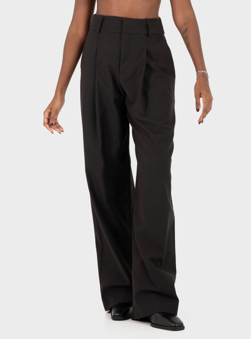 Black & Black  PANTS - Black