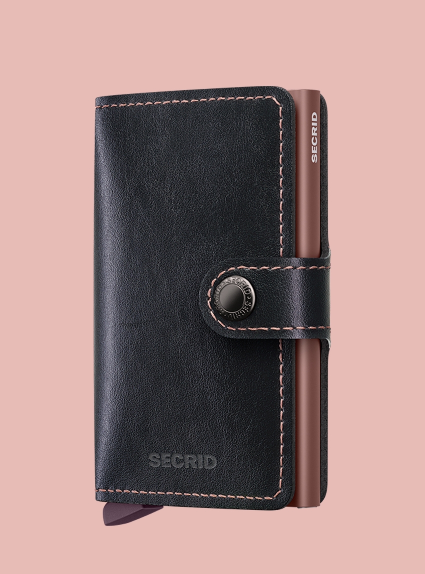 Secrid Miniwallet MIRUM Plant-Based Black Rose - Black