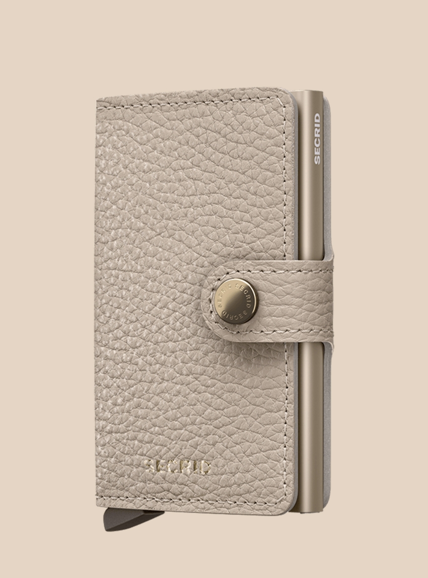 Secrid Miniwallet Pebble Latte - Ecru