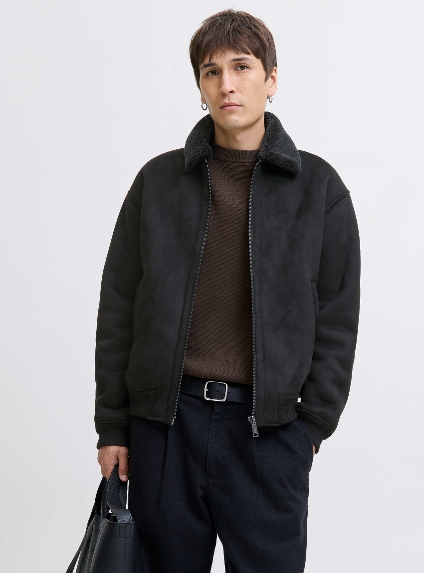 Jack & Jones Premium Luke Bomber Jacket - Black