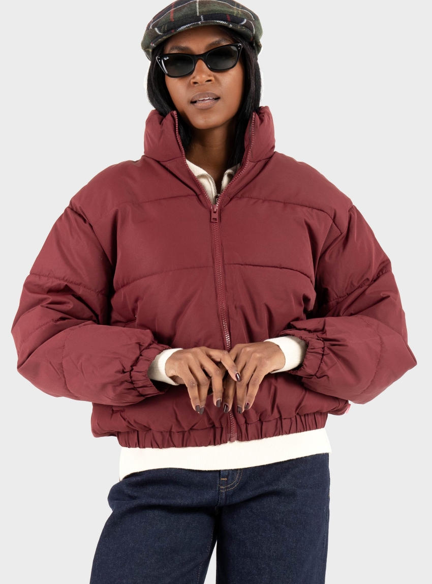 JJXX Tracy Puffer Jacket - Bordeaux