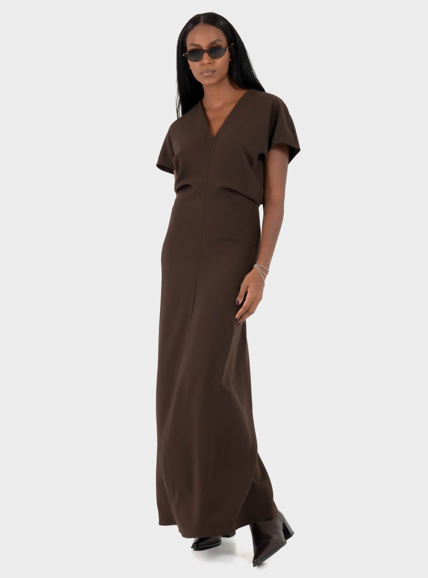 Souvenir Frida Long Dress - Brown