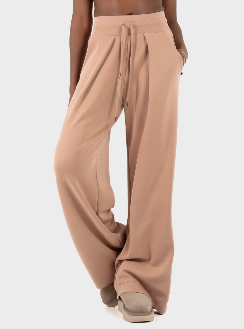 DEHA BLACK SOFT TOUCH MODAL PALAZZO PANTS - Light Salmon