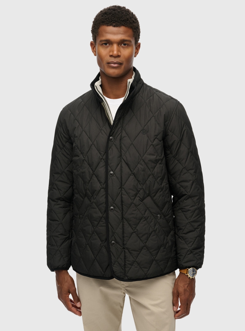 Superdry Quilted Estate Jacket - Black