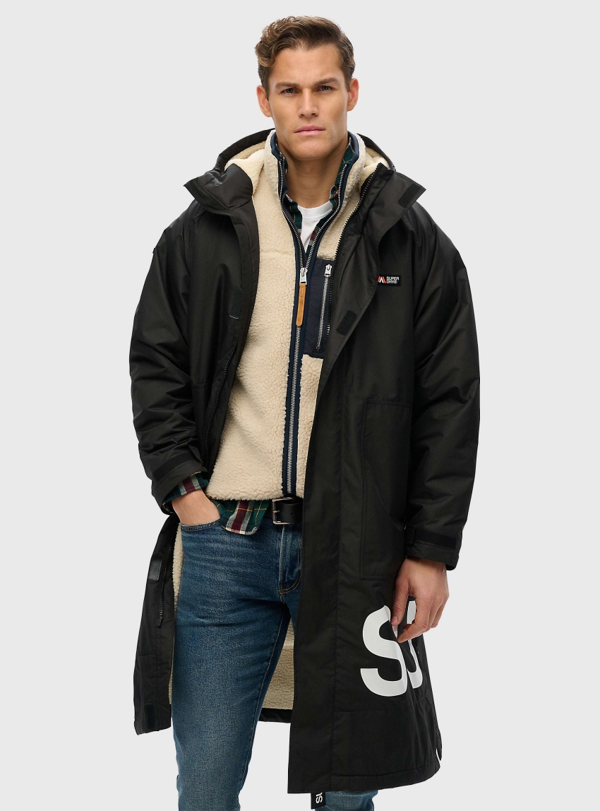 Superdry Superdry Robe Jacket - Black & White
