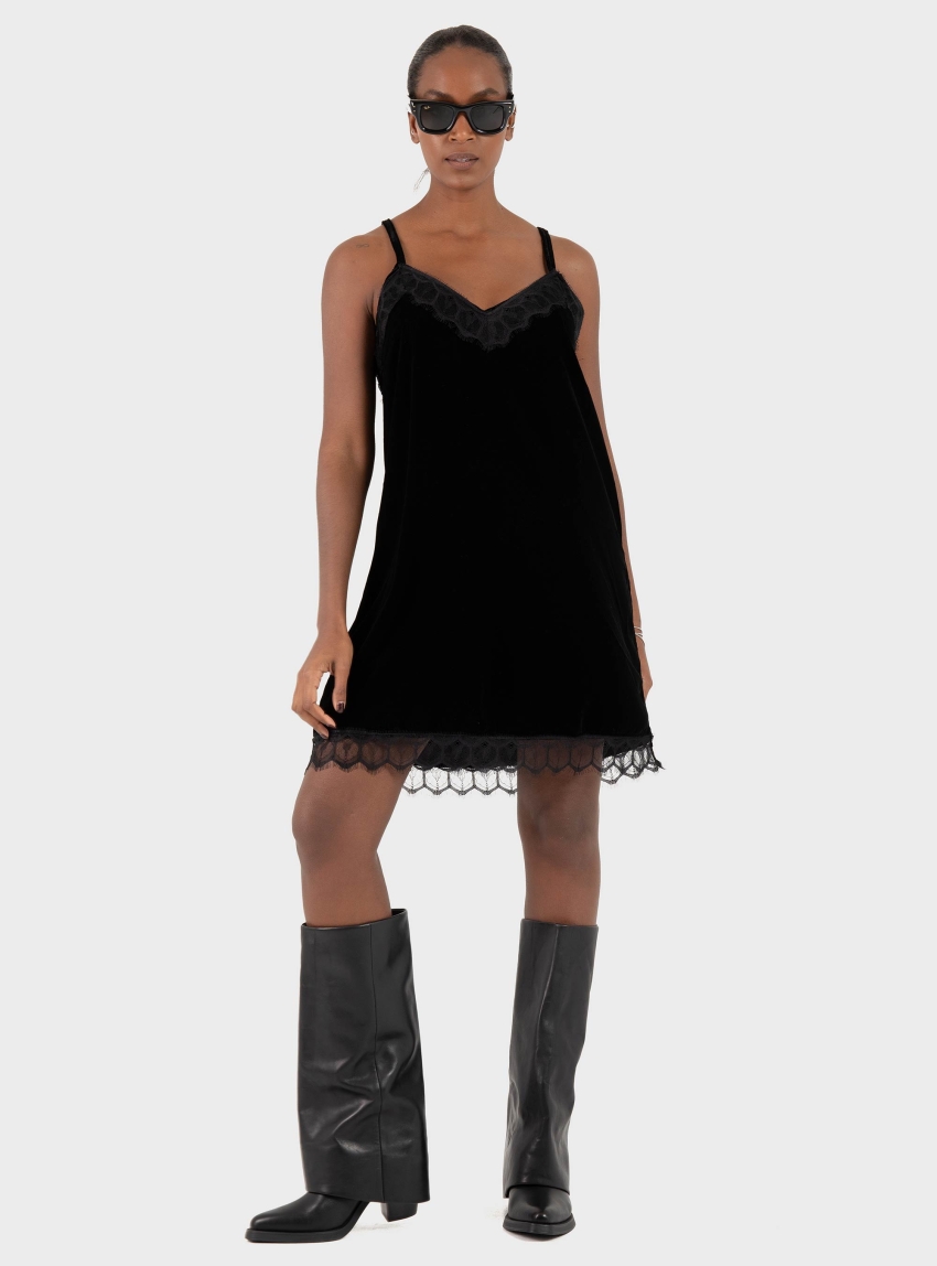 Collectiva Noir Rouge Dress - Black