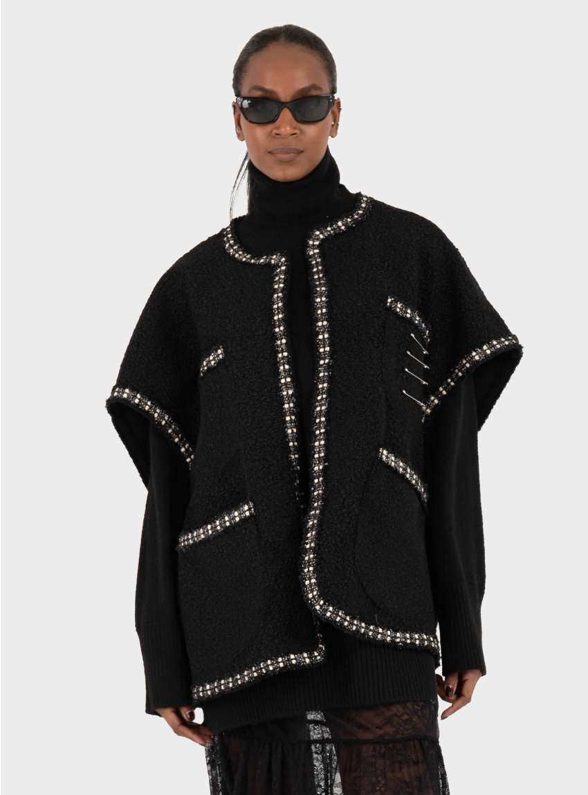 Collectiva Noir Zade Vest - Black