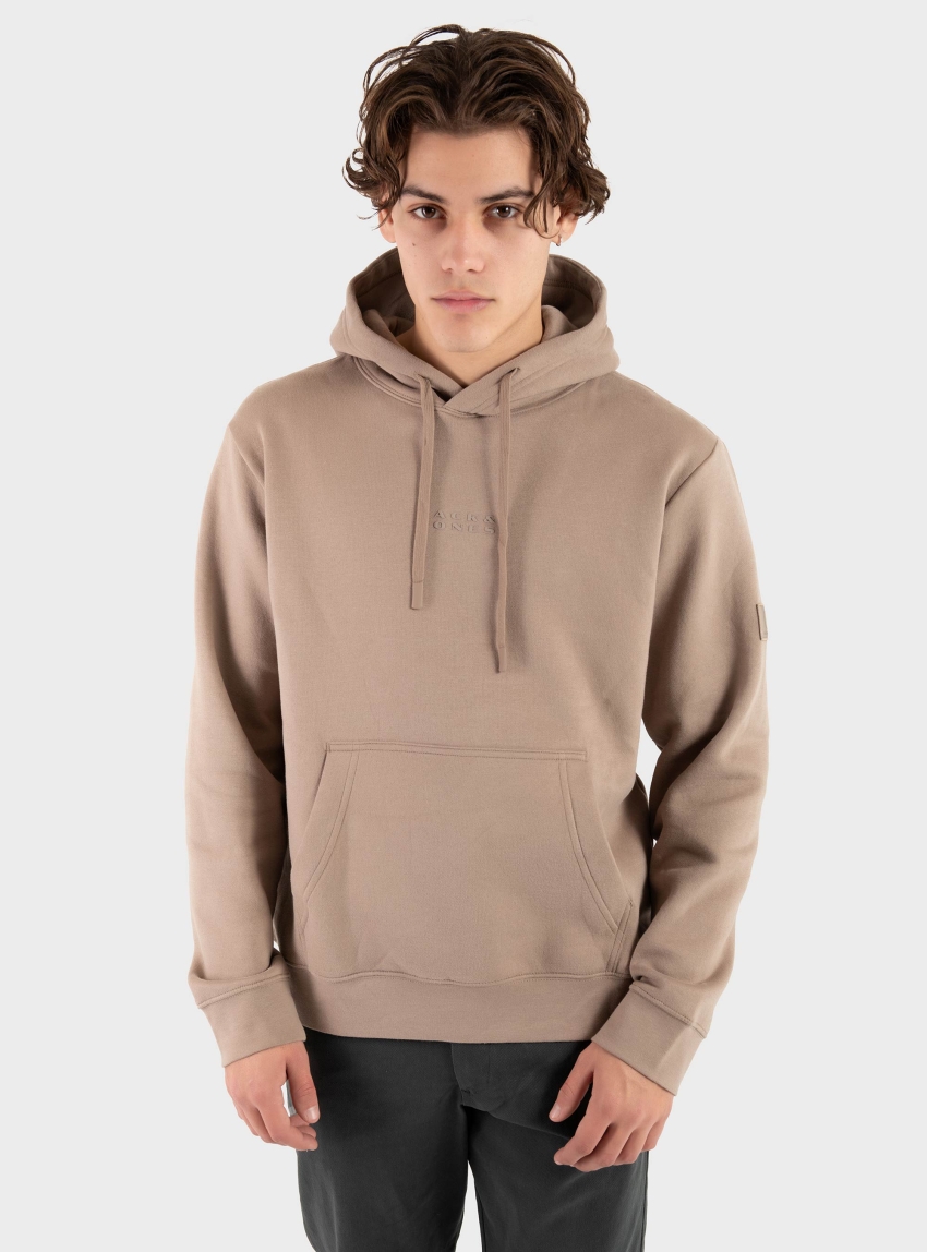 Jack & Jones Jcopoint Sweat Badge Hoodie - Taupe