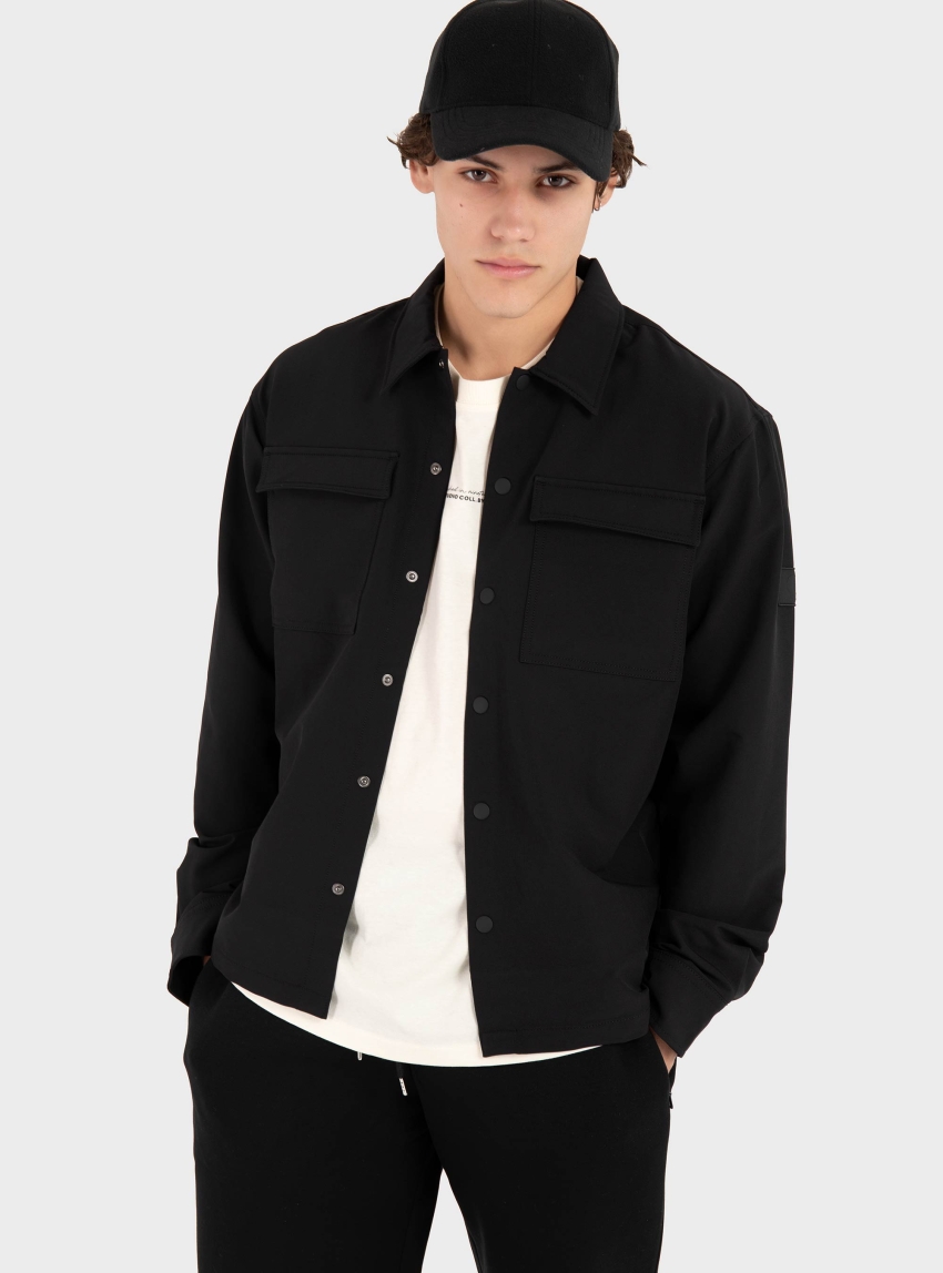 Jack & Jones Jcopoint Commute Travel Shirt - Black