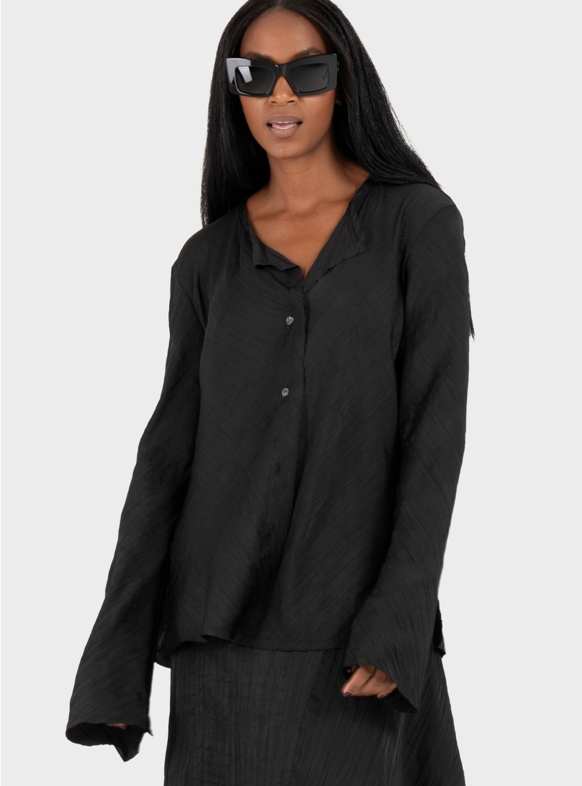 Black & Black  SHIRT - Black