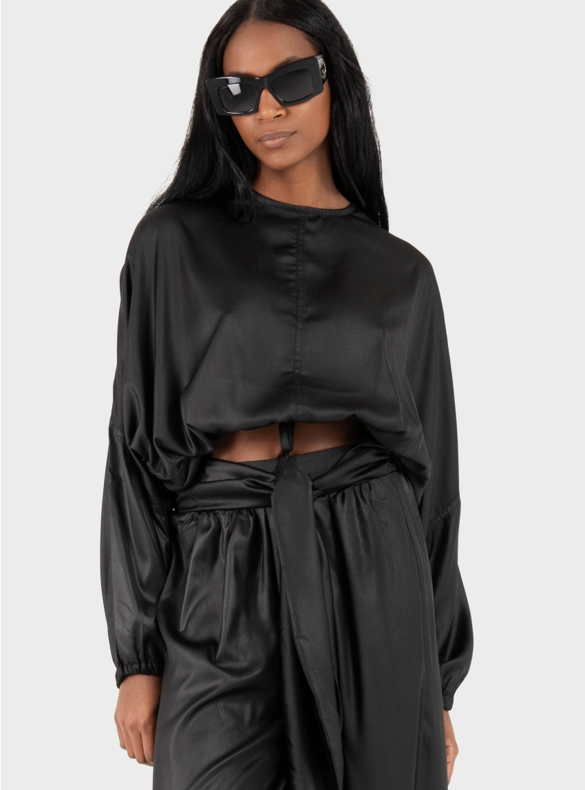 Black & Black  BLOUSE - Black