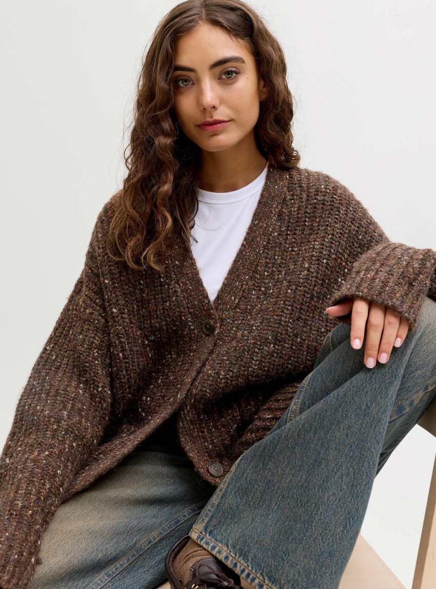 JJXX Skyla Cardigan - Brown