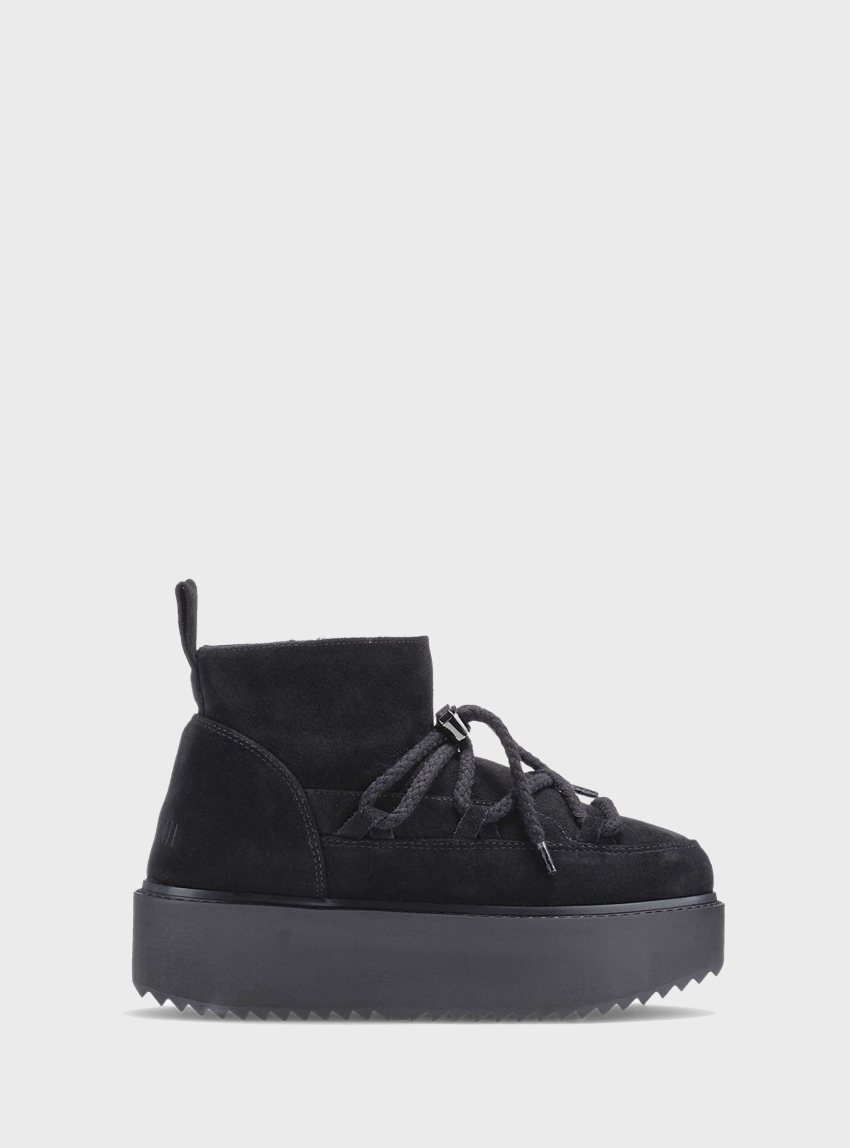 Inuikii Classic Low Platform Boots - Black