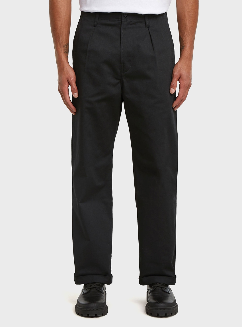 G-Star Pleated Chino Relaxed Straight - Black
