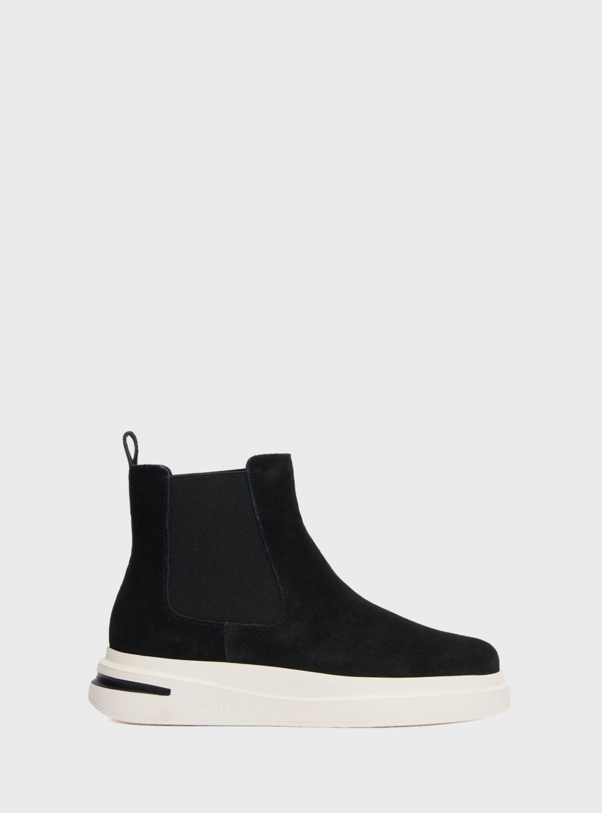 Guess Elko Suede Chelsea Sneakers - Black