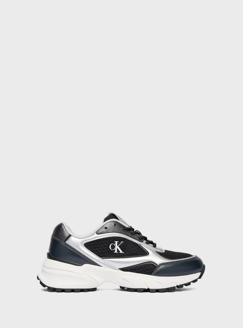 Calvin Klein Trailblazer - Mesh Mix Runner Trainers - Black