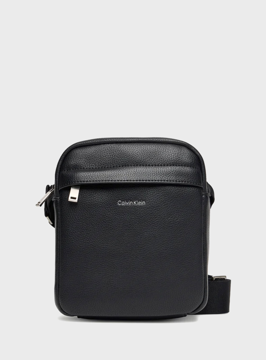 Calvin Klein Micro Pebble Reporter Bag - Black