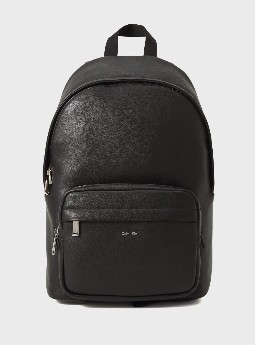 Calvin Klein Micro Pebble Round Backpack - Black