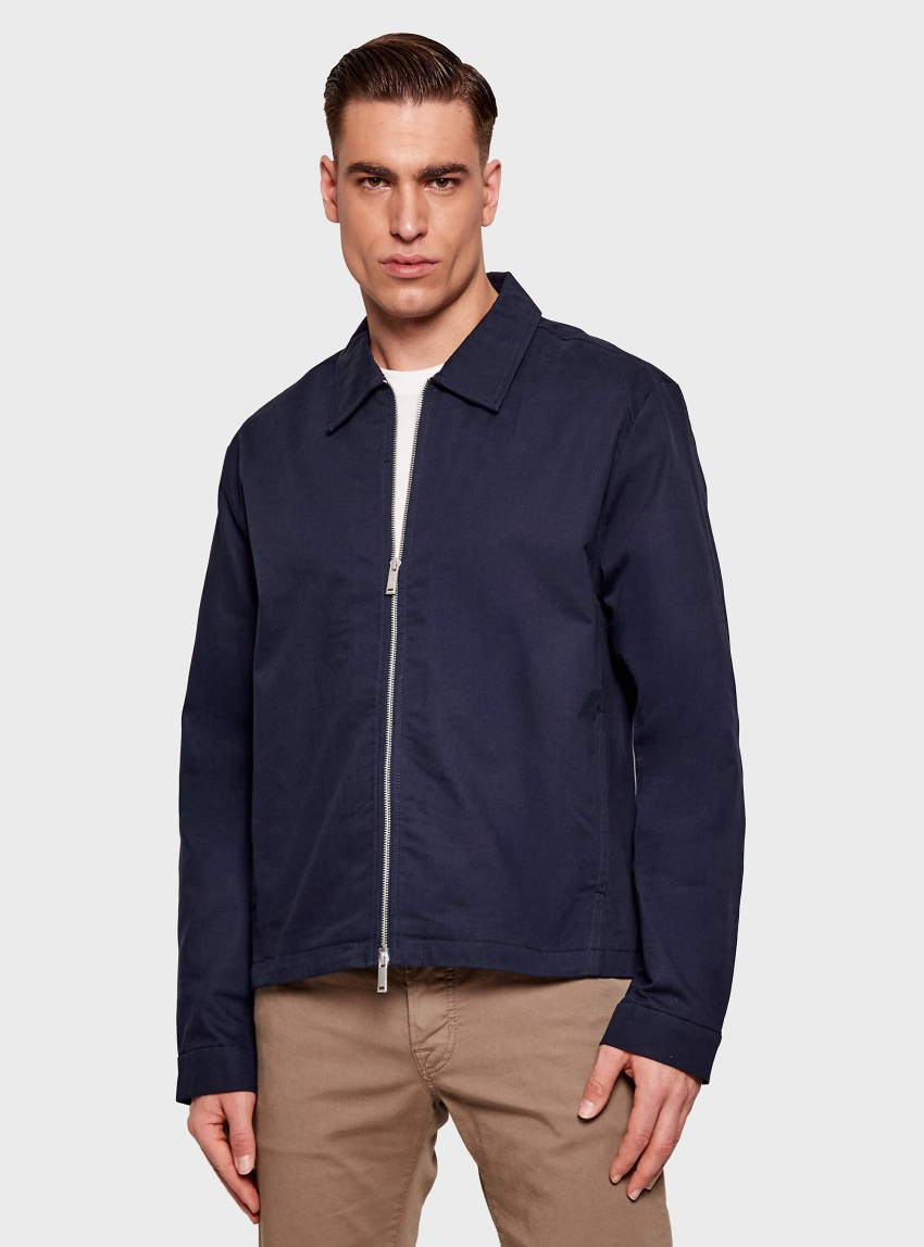 Calvin Klein COTTON DOBBY Jacket - Dark Blue