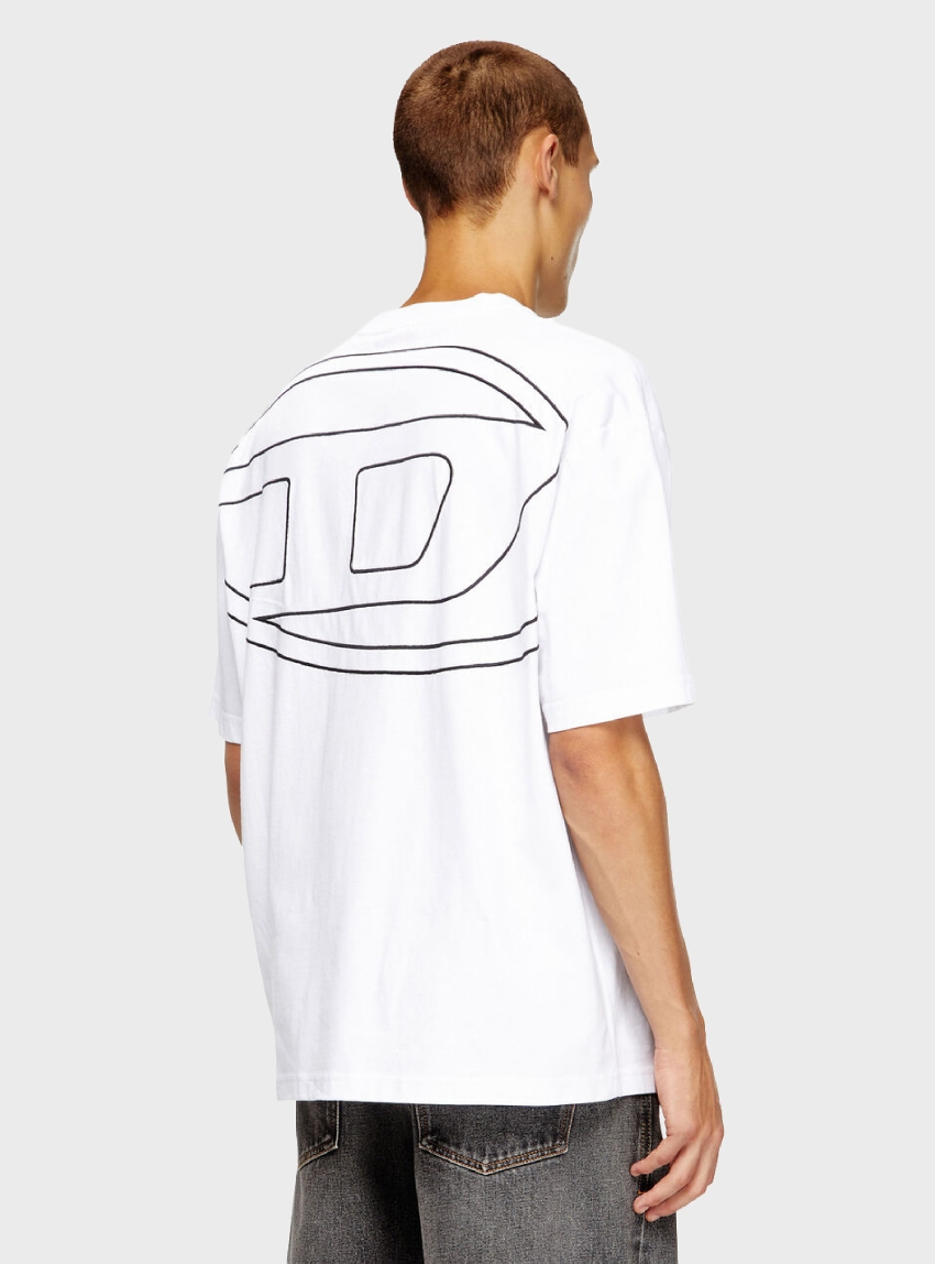 Diesel T-Boggy-Megoval-D T-Shirt - White