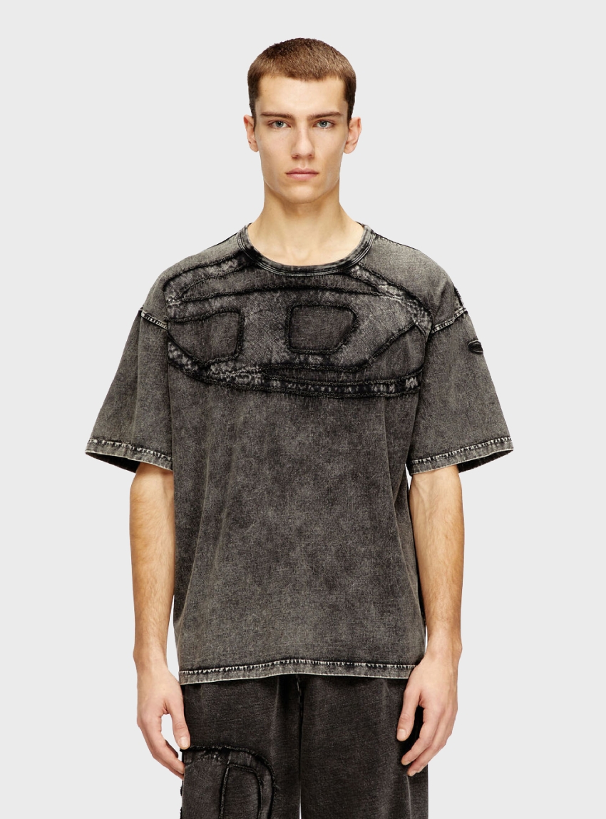 Diesel T-Boxt-Den T-Shirt - Washed Black