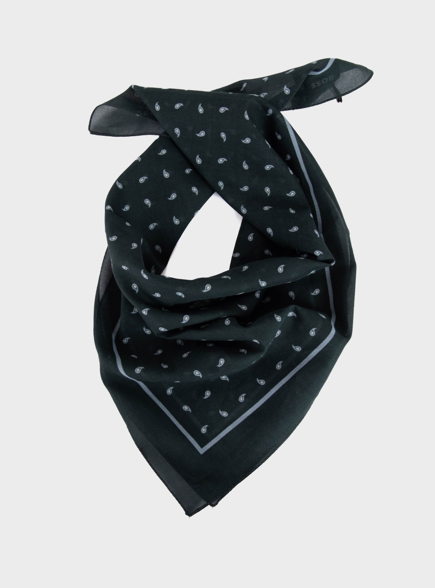 BOSS Scarf Lorice_55*55 - Dark Green
