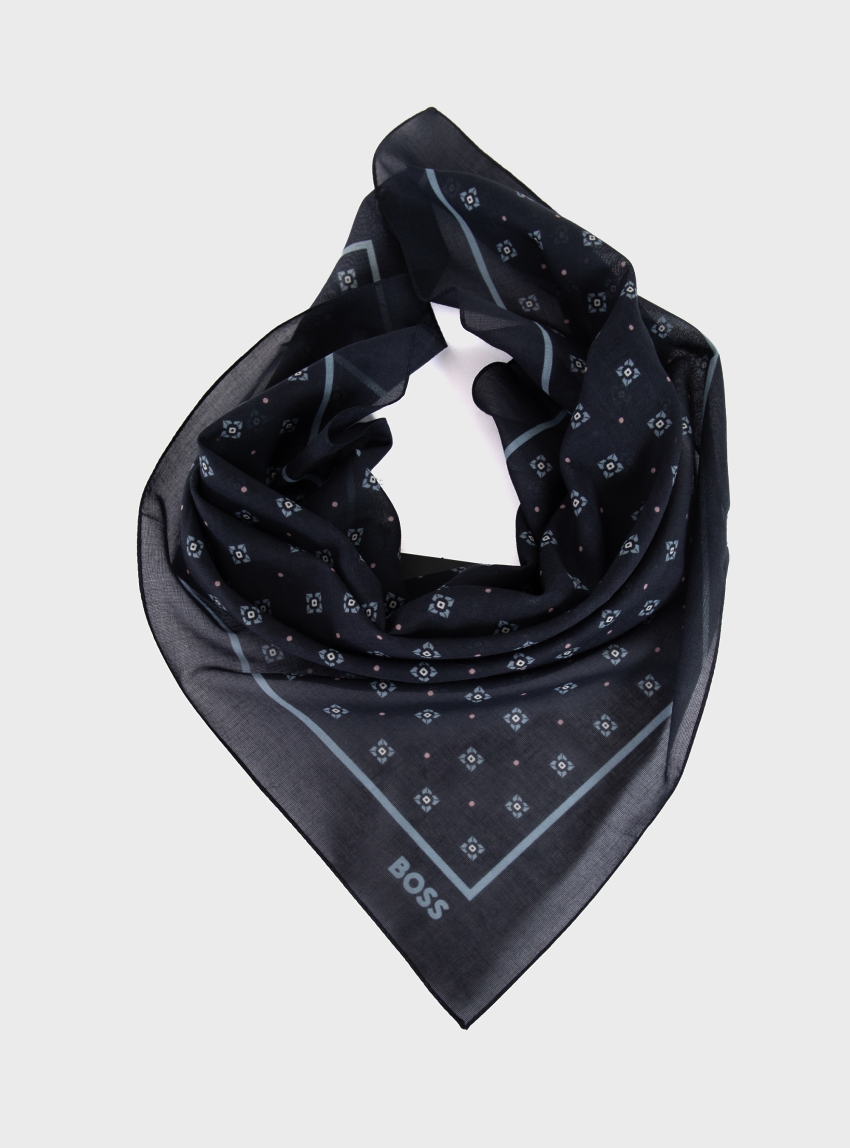 BOSS Scarf Lorice_55*55 - Dark Blue