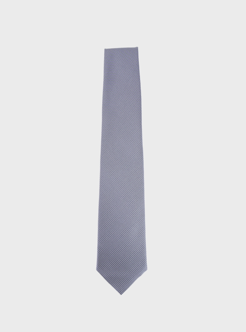 BOSS Micro-Pattern Tie In Silk Jacquard H-TIE CM 7.5 ONE - Purple