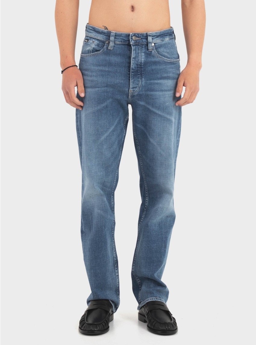 BOSS Relaxed-Fit Jeans C-AKRON - Medium Aged Denim