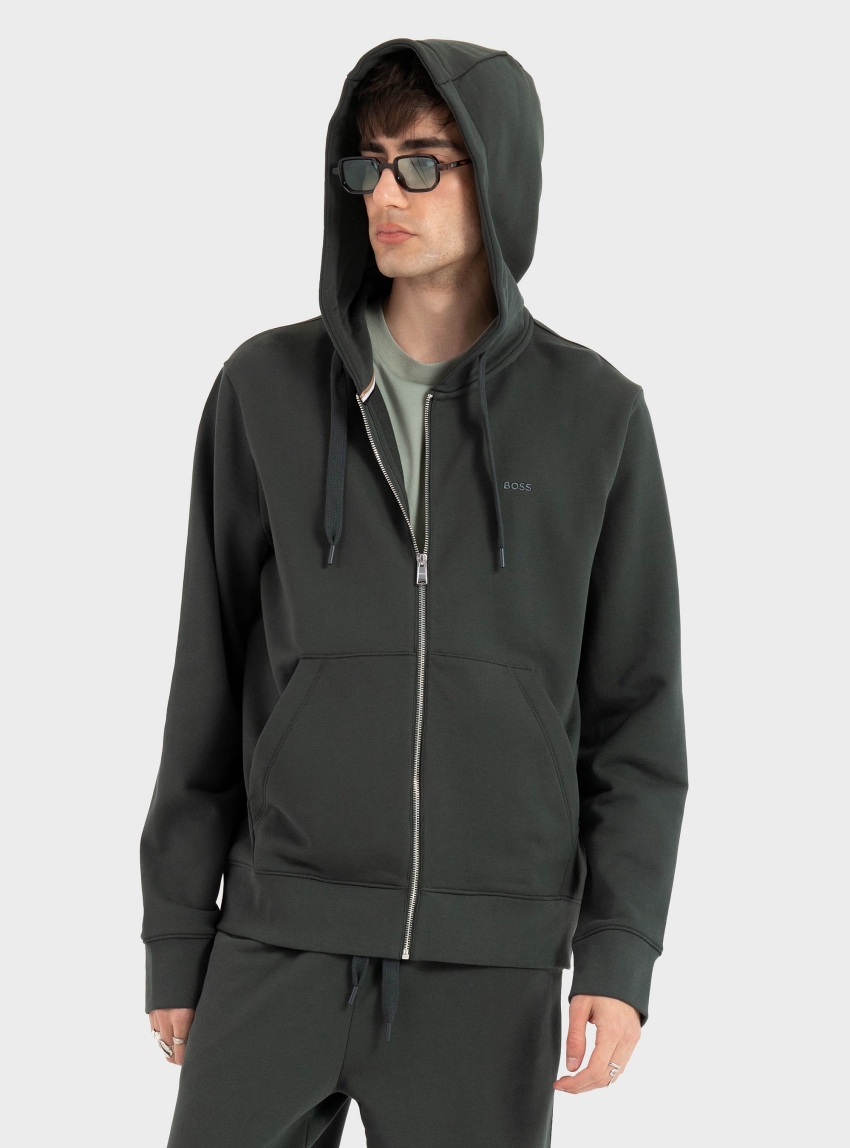 BOSS Regular Fit Hoodie H-Spence 15 - Dark Green