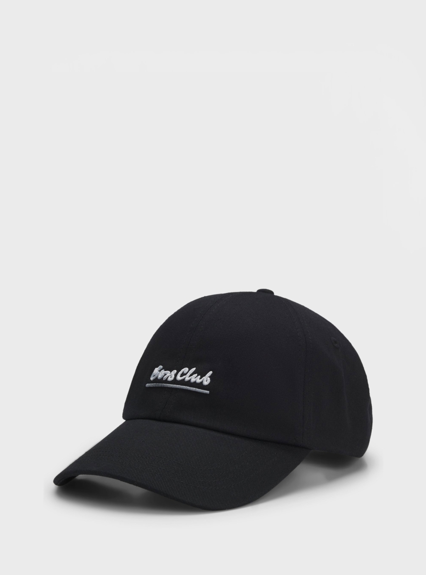 BOSS Cotton-Twill Cap With Embroidered Slogan Derrel-Slogan - Black