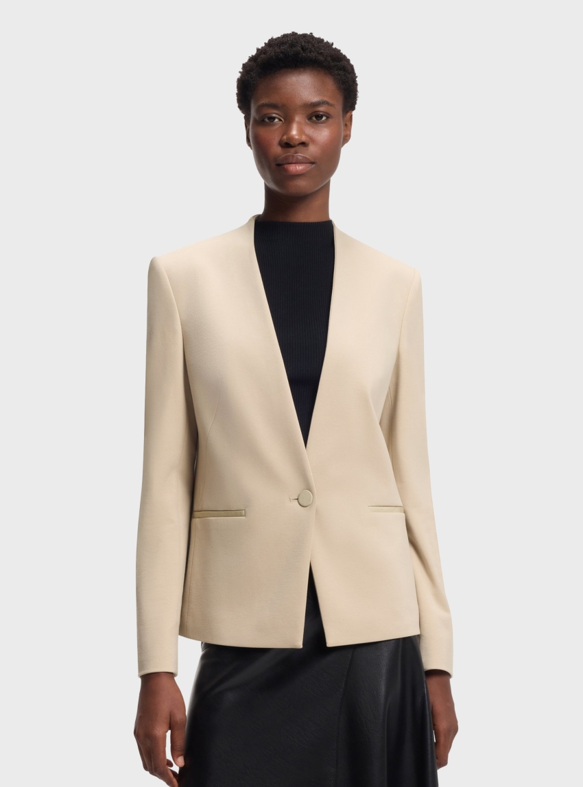 BOSS Regular-Fit Blazer In Stretch Jersey  Jemma1 - Beige