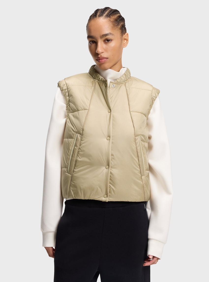 BOSS Water-Repellent Gilet With Wadding  Pia - Beige