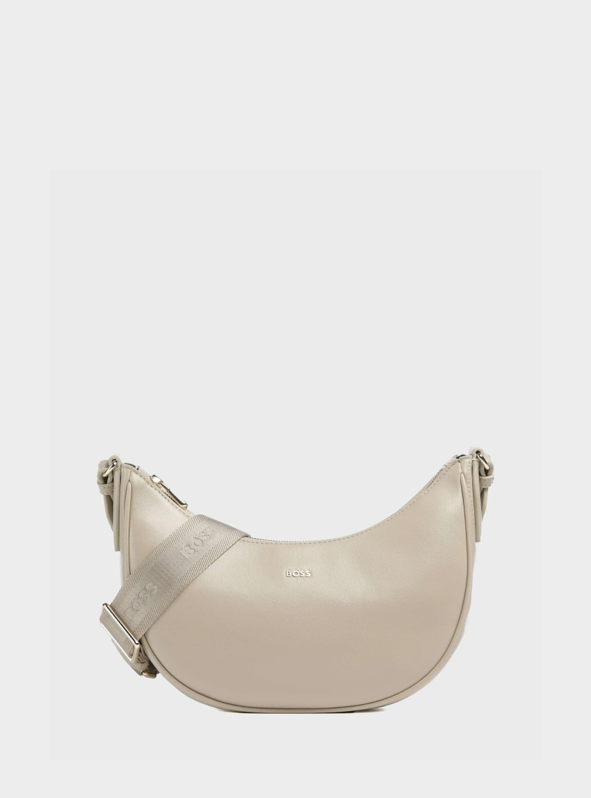 BOSS Halfmoon Bag Sandy - Light Beige