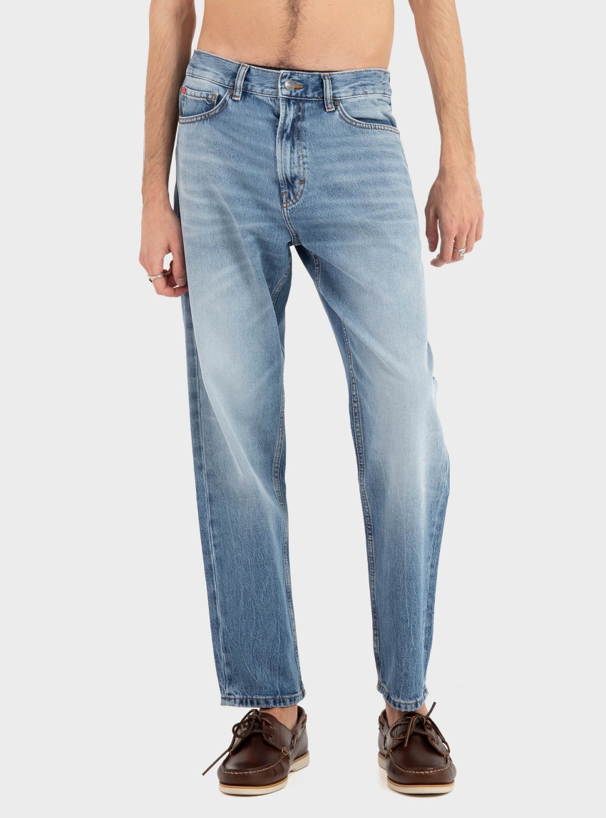 HUGO Relaxed Fit Jeans HUGO 838 - Medium Aged Denim
