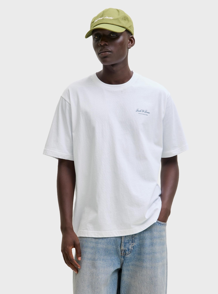 Jack & Jones Archive Graphic Tee - White