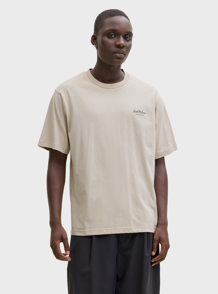 Jack & Jones Archive Graphic Tee - Ecru