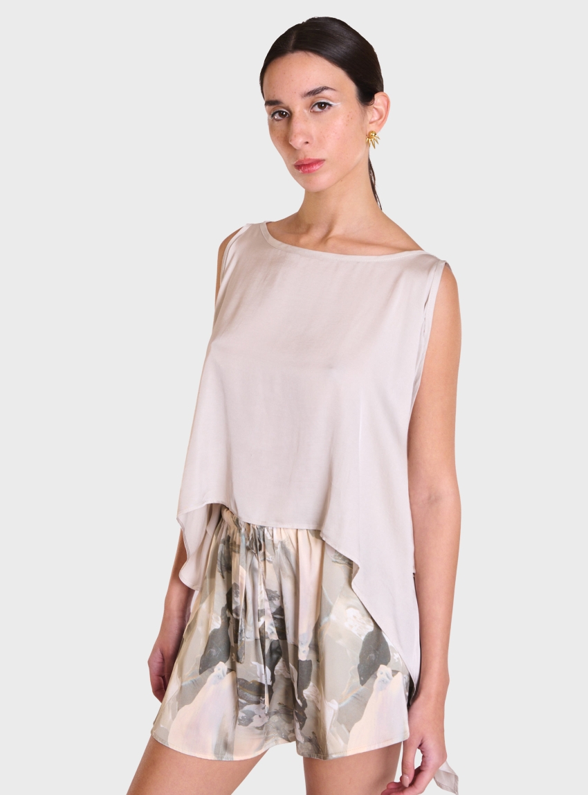 Atelier by Collectiva Noir Poppy Top - Ecru