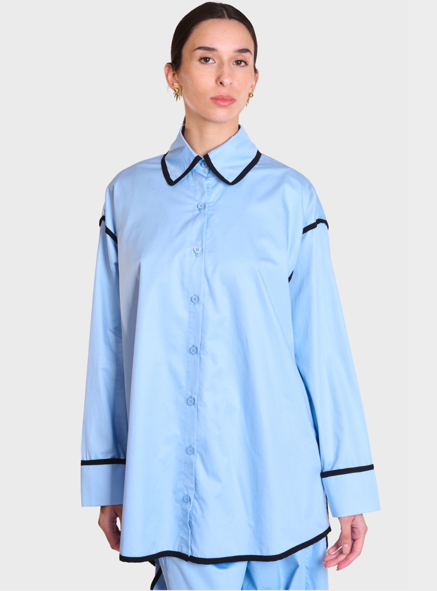 Atelier by Collectiva Noir Miste Shirt - Blue