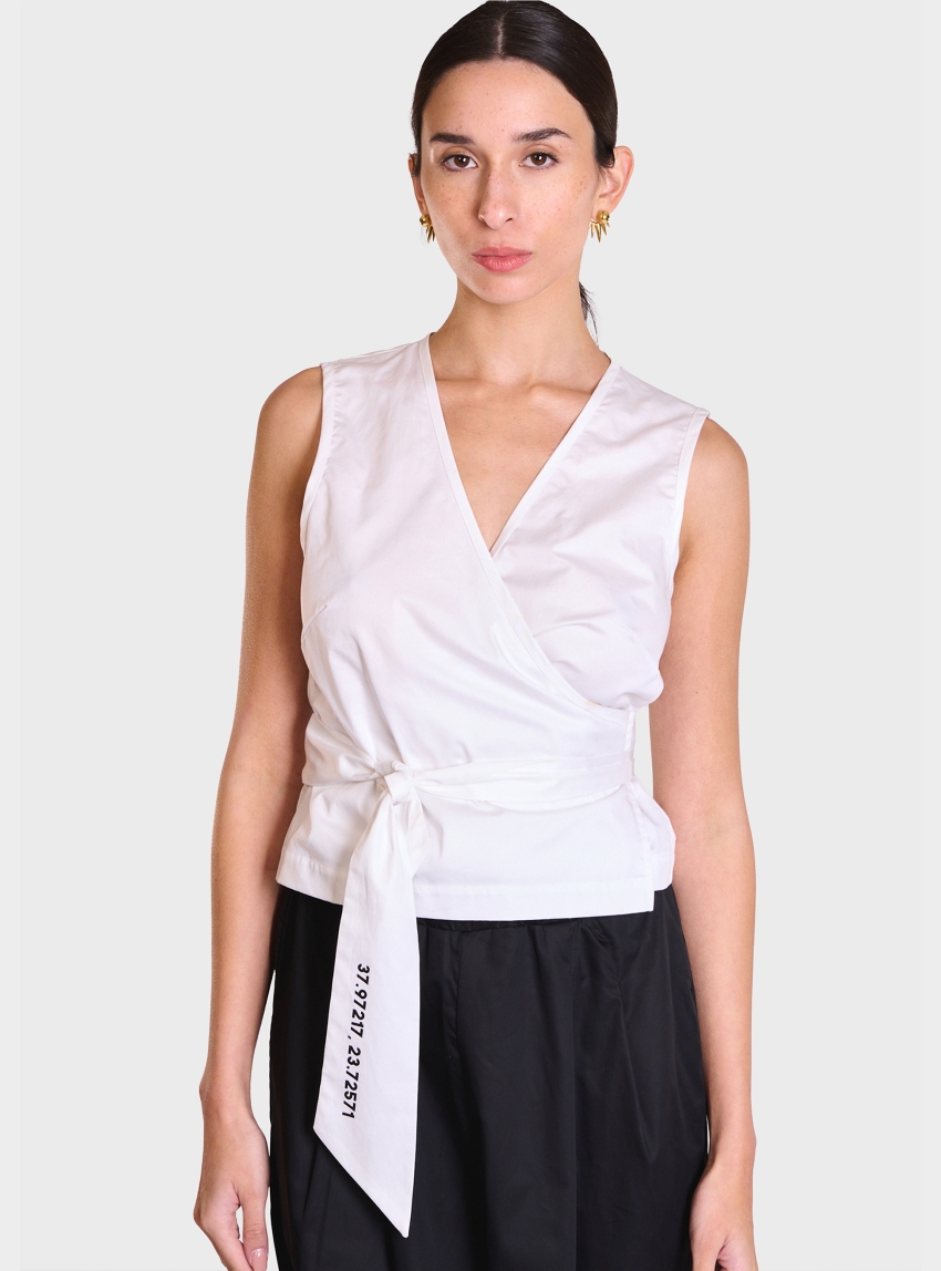 Atelier by Collectiva Noir Orris Top - White