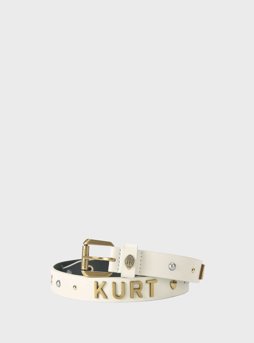 Kurt Geiger Kurt 30 Belt - Bone