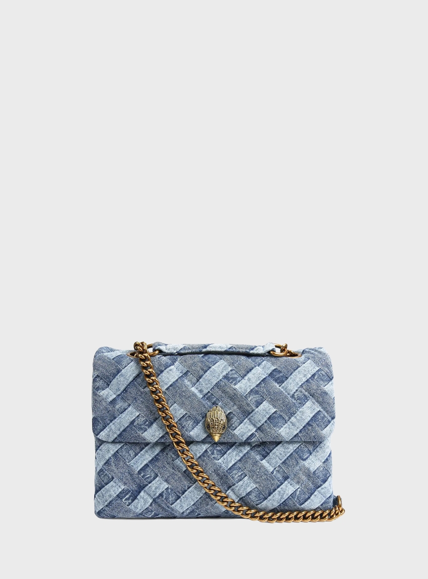 Kurt Geiger Large Kensington Soft Bag - Denim